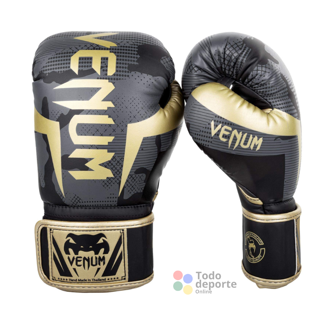 GUANTES DE BOXEO VENUM 12 ONZAS (OZ)  GREY GOLD EDITION