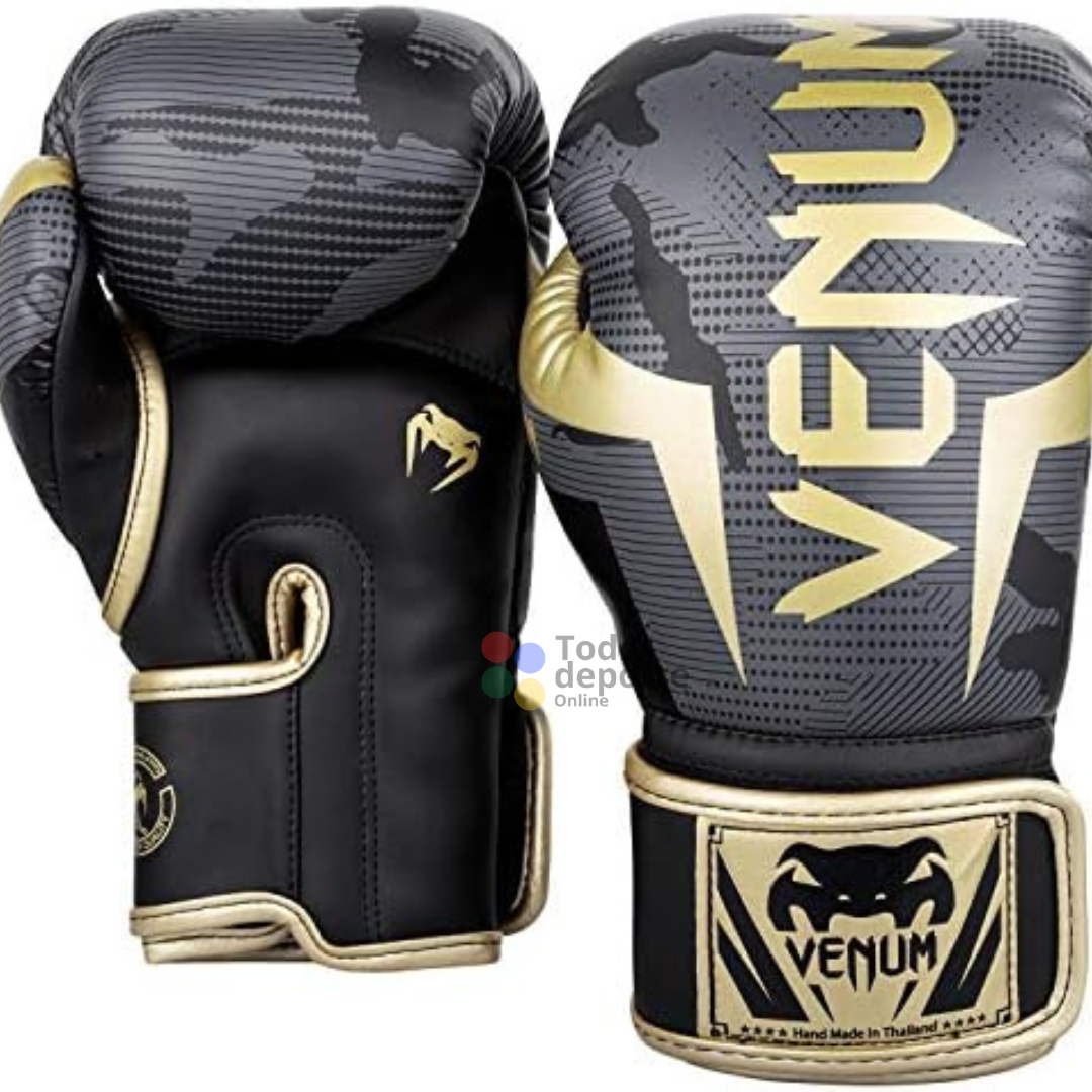 GUANTES DE BOXEO VENUM 12 ONZAS (OZ)  GREY GOLD EDITION
