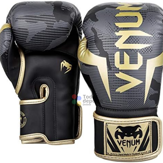 GUANTES DE BOXEO VENUM 12 ONZAS (OZ)  GREY GOLD EDITION