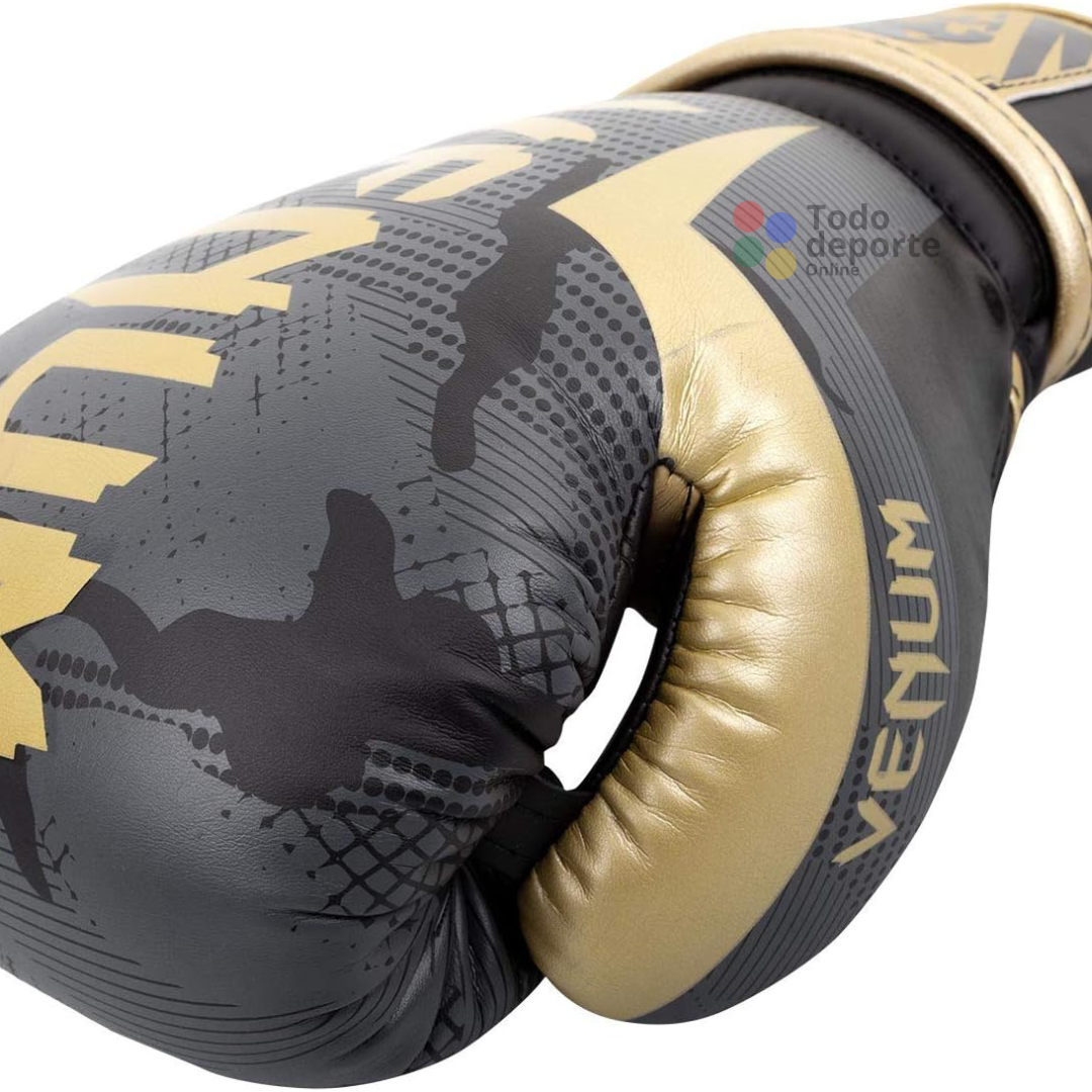 GUANTES DE BOXEO VENUM 12 ONZAS (OZ)  GREY GOLD EDITION