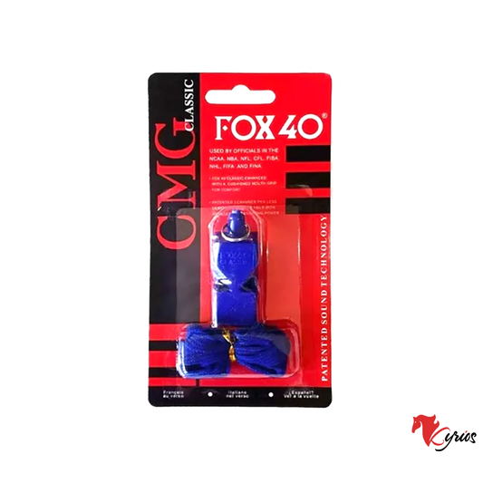 Silbato importado CMG tipo Fox 40 en blister - AZUL